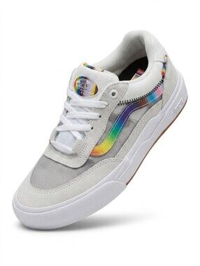 Vans Wayvee Skateboarding Shoes Pride Rainbow White Mens 3.5 / Womens 5 NWOT New